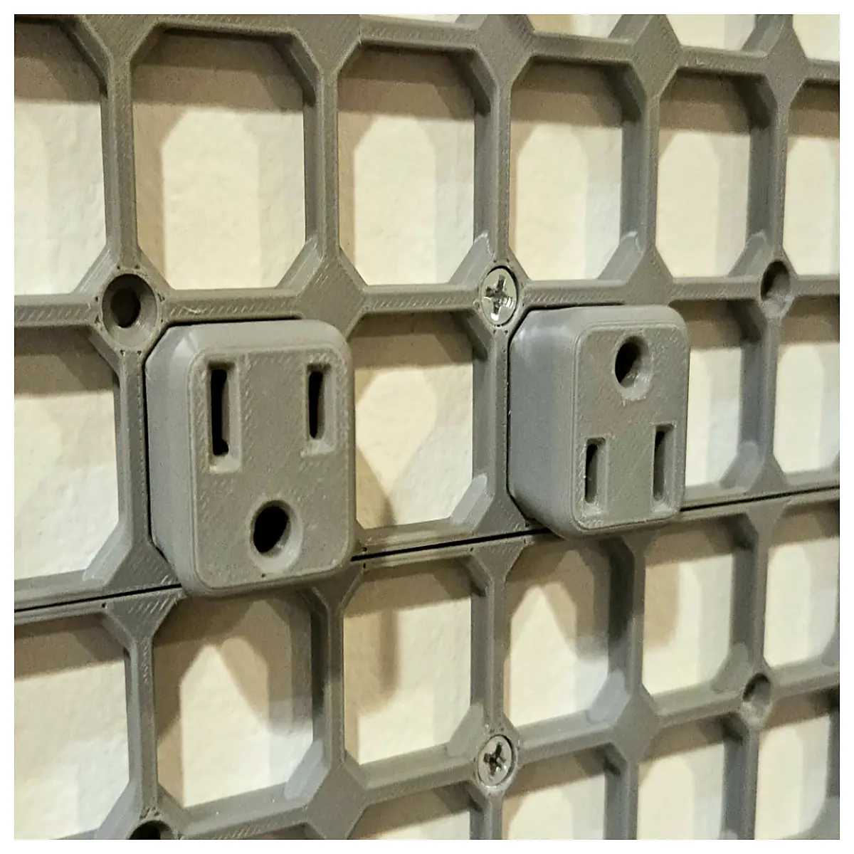 open grid american plug charger organizer cable management desktop storage box for travel electronics accessories