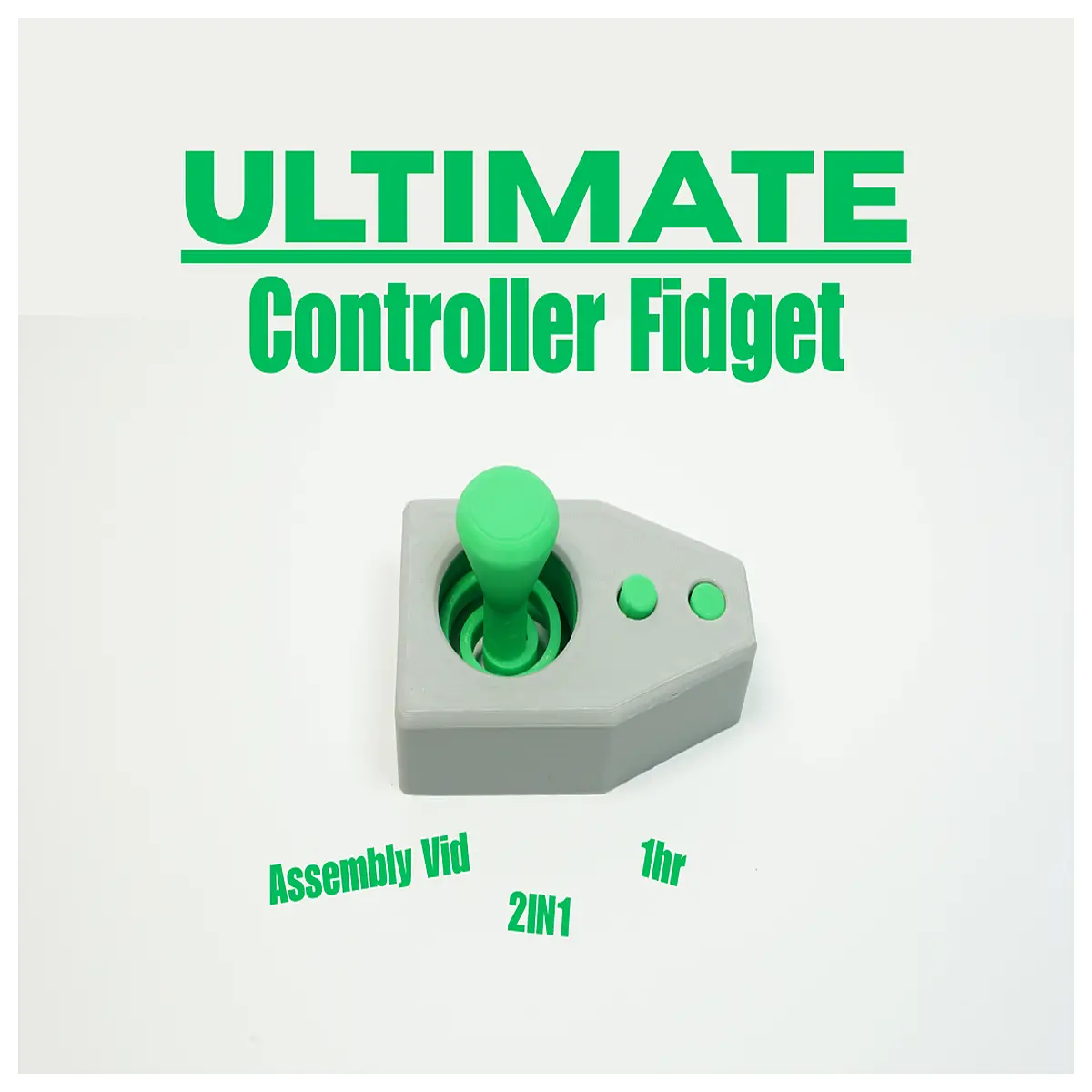 Stress Relief Toy Controller Dual Function Release Toy Relax Mind Reduce Stress Fun Puzzle Suitable for Kids Adults