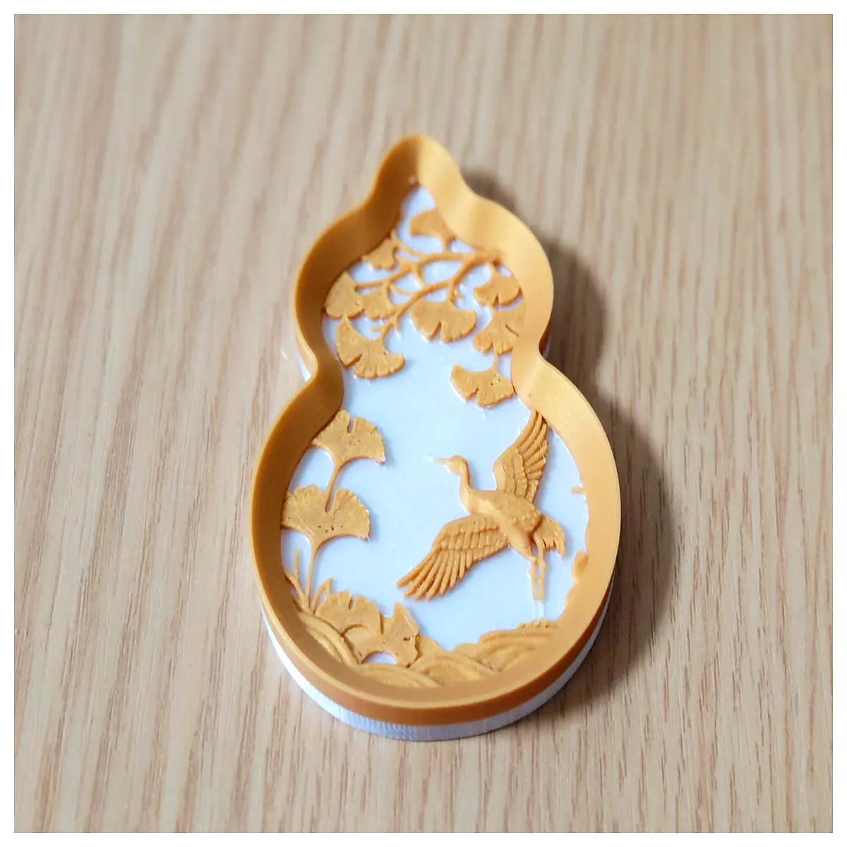 Four Seasons Series Fridge Magnet Autumn Ginkgo Decoration Magnet Ornament Gift Decoration