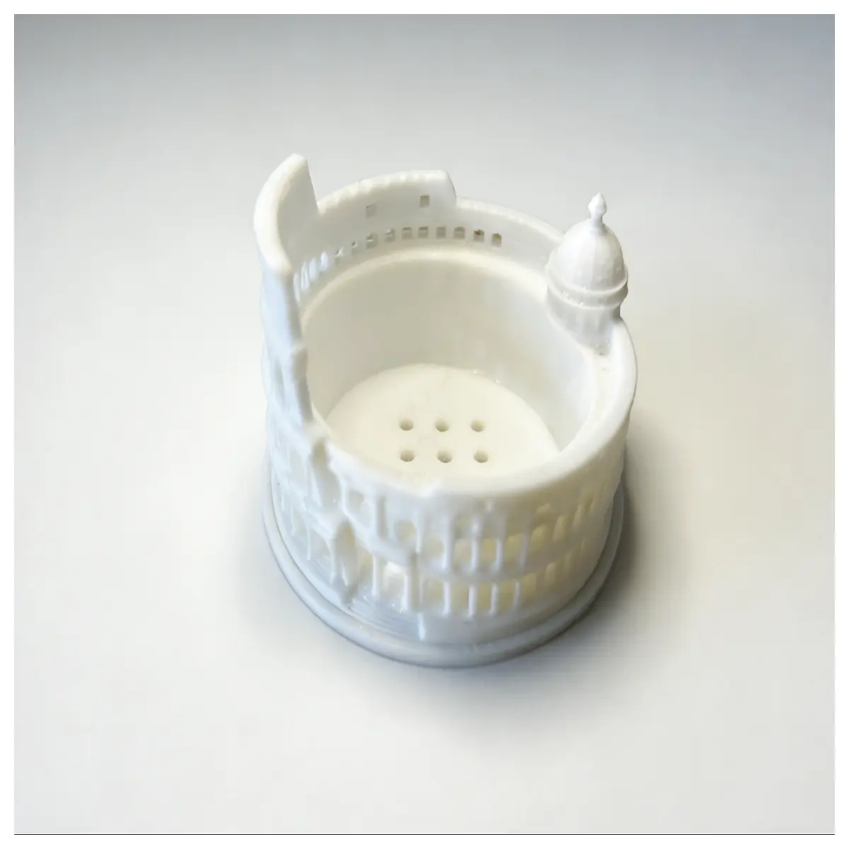 Roman Colosseum Flower Pot Ceramic Planter Indoor Garden Decoration Flower Stand Potted Plant Holder Succulent Planter