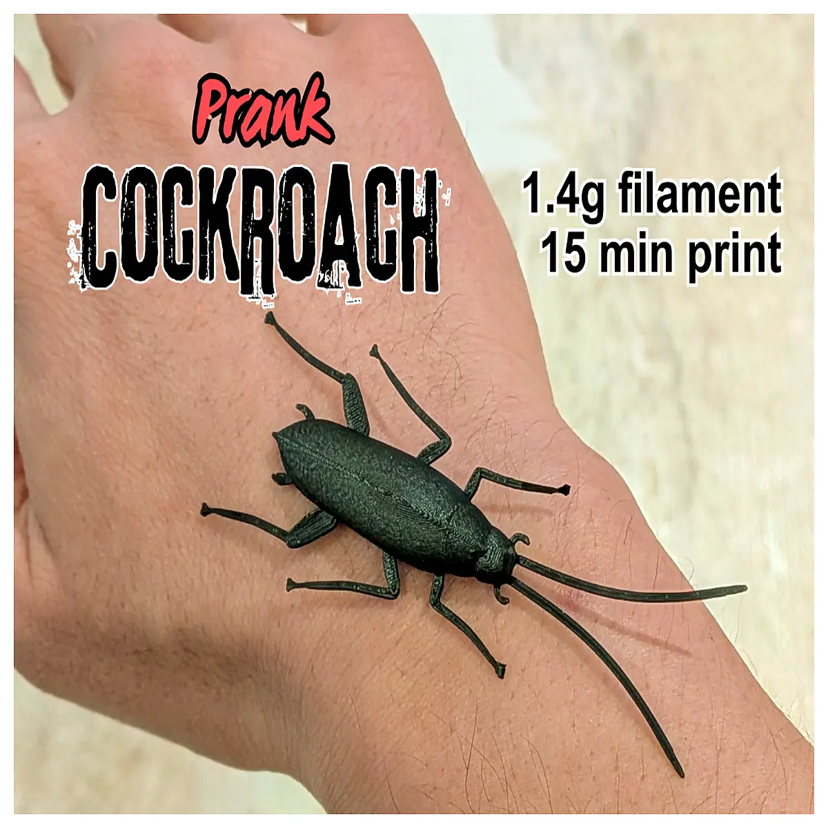 cockroach prank toy for april fools scare realistic rubber for practical jokes remote control insect for party gags