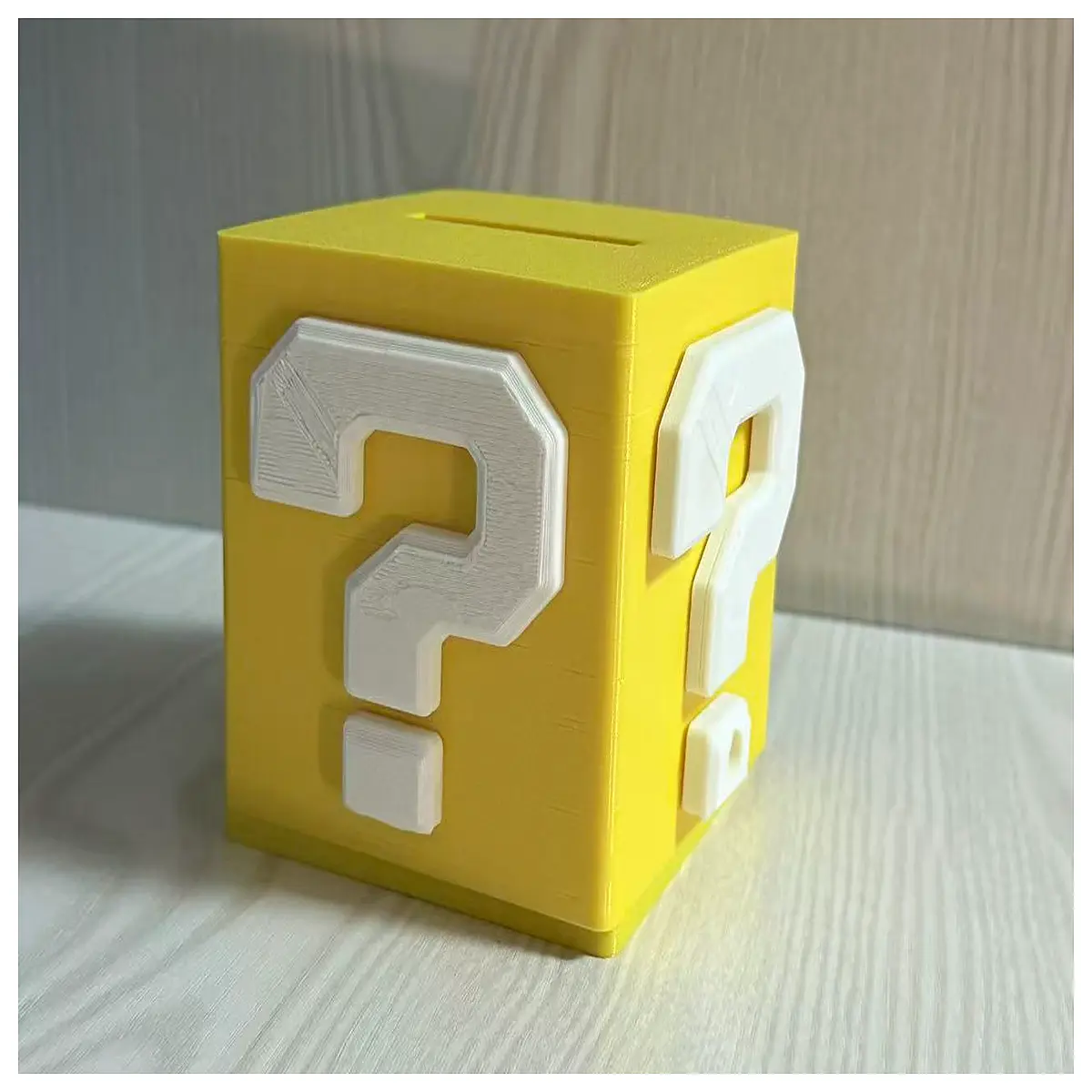big question mark piggy bank for kids large novelty savings jar with coin slot educational money box toy for toddlers fun debt challenge jar