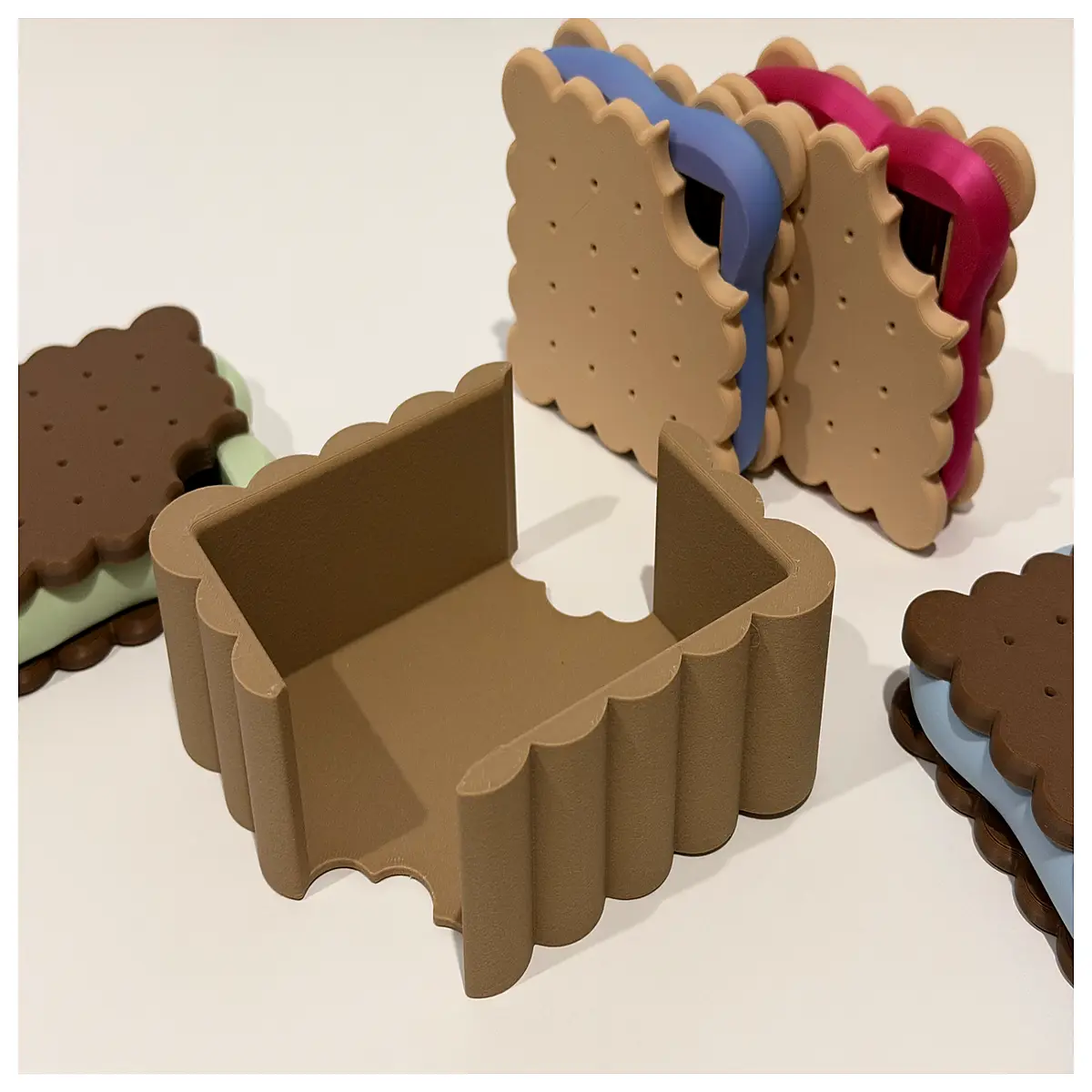 Cookie Snack Box Bean Spade Storage Container Biscuit Organizer Food Storage Box Kitchen Supplies