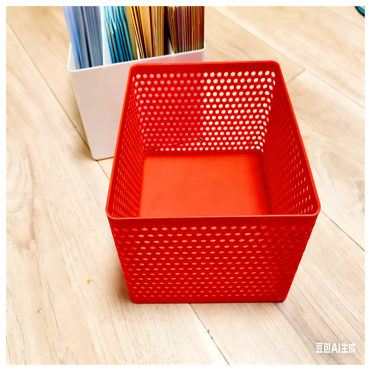 Stackable Storage Boxes 178x178x120mm Thickened Hollow Storage Boxes Organizer Boxes Stackable Storage