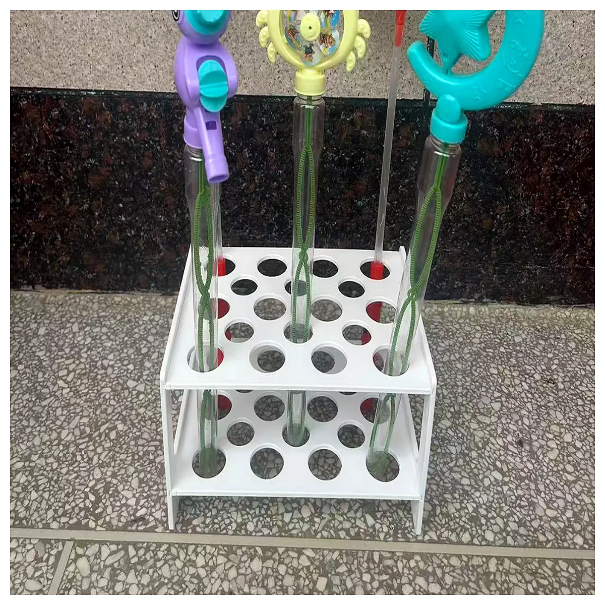 Bubble Wand Holder Bracket Support Bubble Wand Accessories Bubble Holder Bubble Wand Stand Bubble Support Toy Accessories