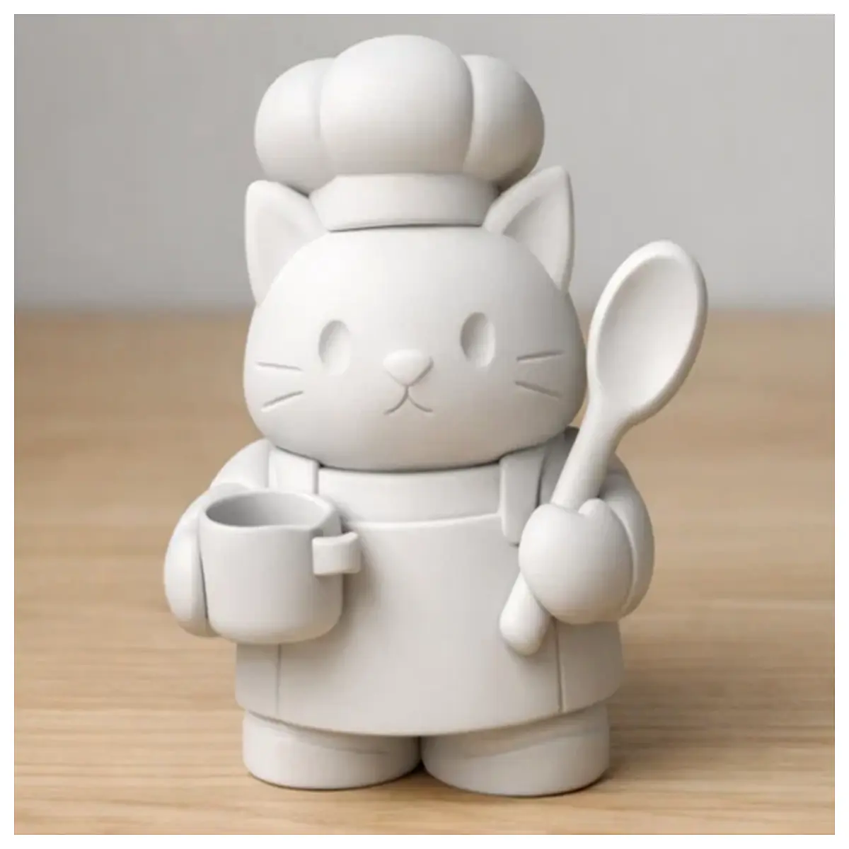 cute cat cooking cartoon anime figure plushie keychain pendant for bag cute cat chef toy gift