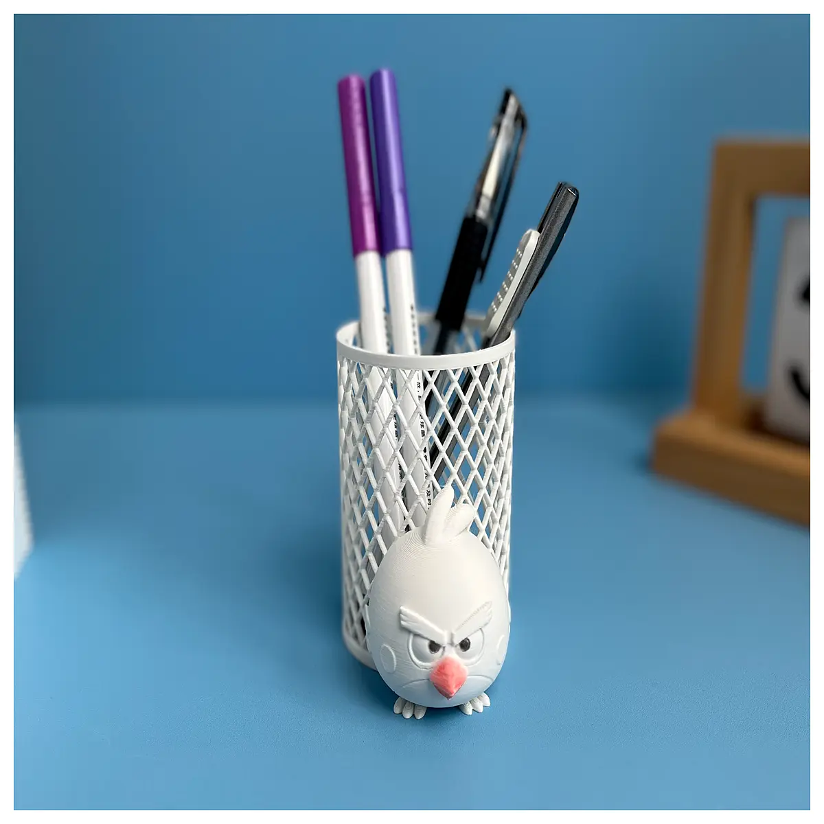 Pencil Holder Desk Decoration Creative Gift ing Figurine Bird Accessory Office Supplies