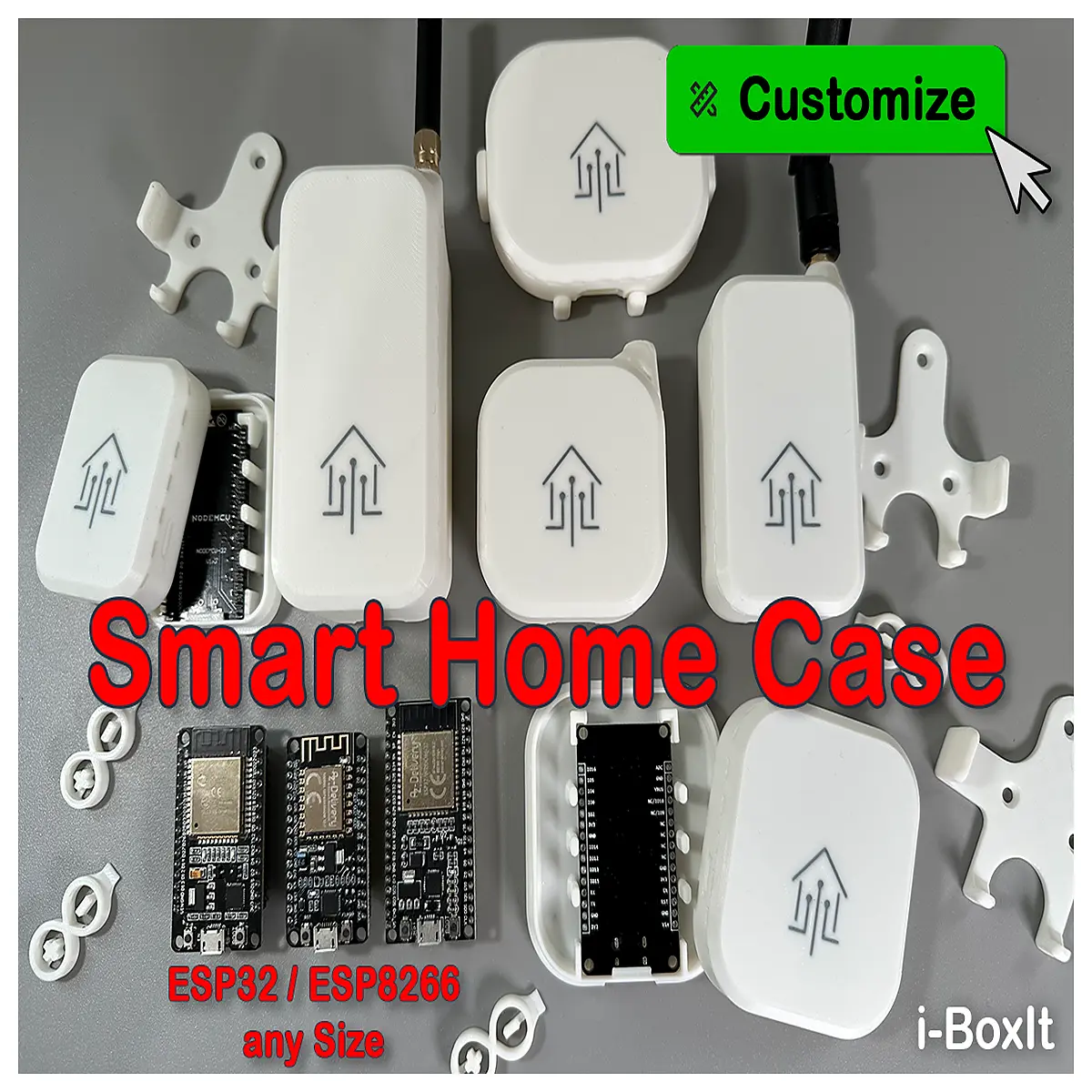 Smart Home Enclosure Parameterized Antenna Housing Device Protection Smart Home Accessories