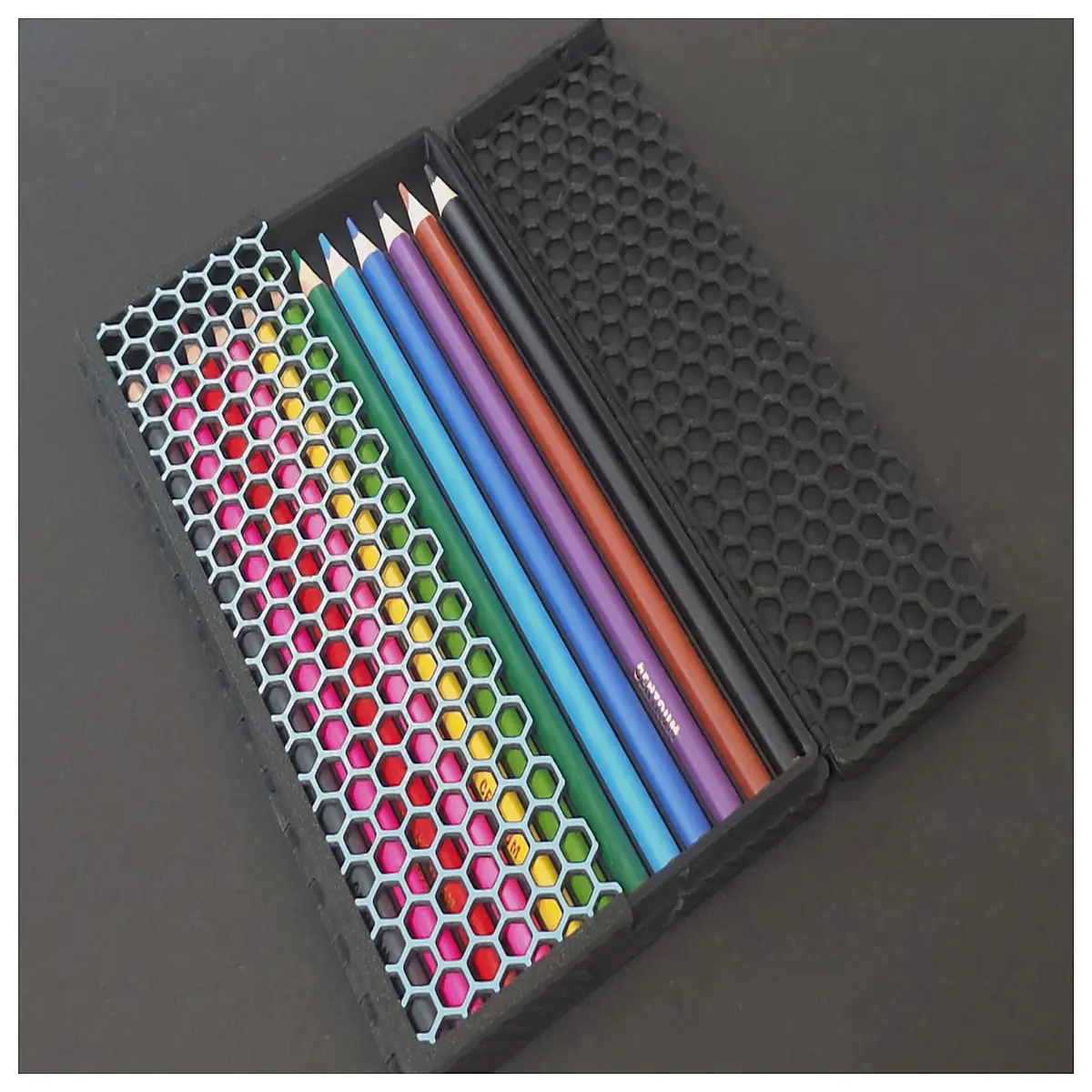HexGuard Pencil Case Organizer School Bag Accessory Pencil Box Storage Protective Case Student Supplies
