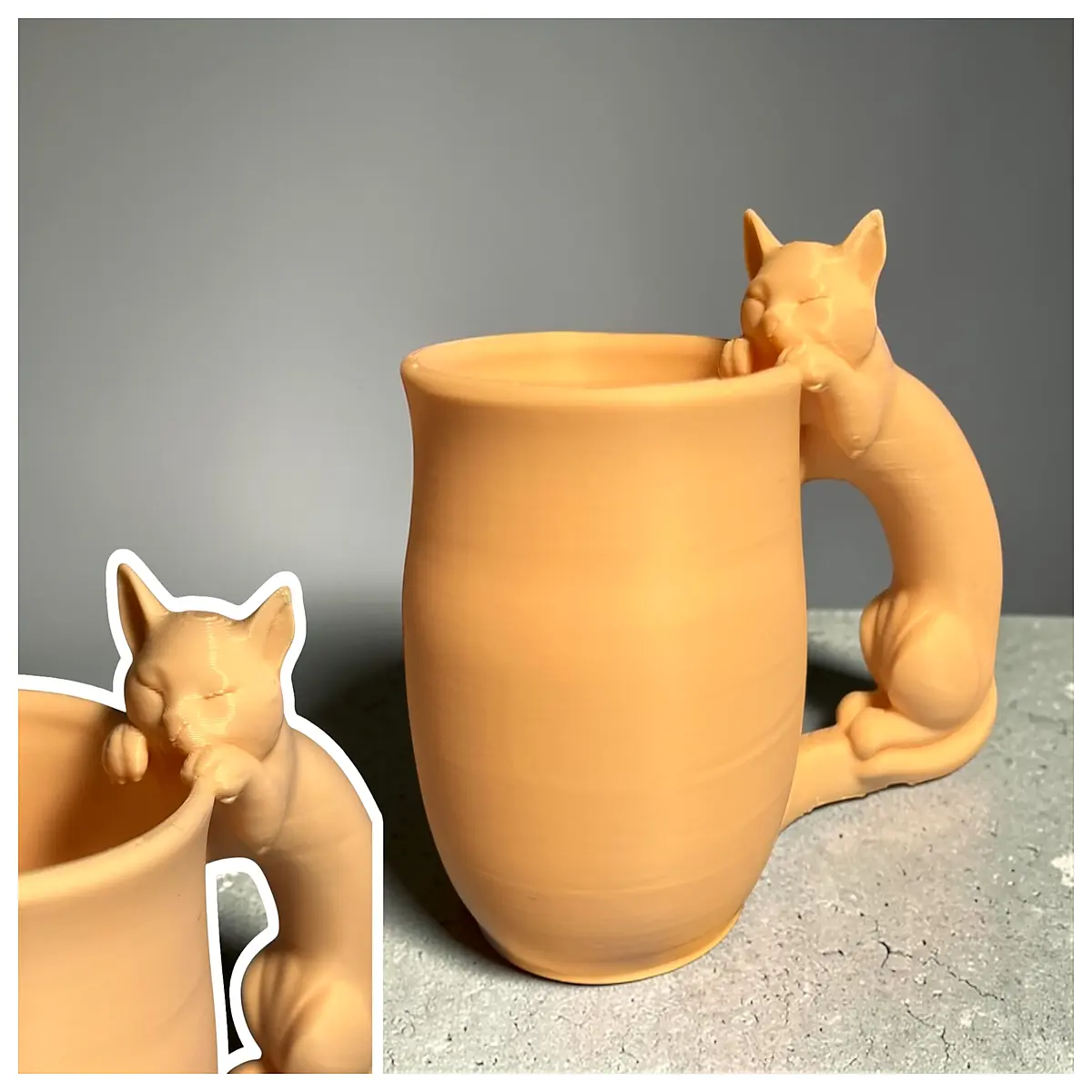 Cat Mug 3D Printed Cute Holding Cat Cup Pet Cup Kawaii Friends Creative Coffee Mug