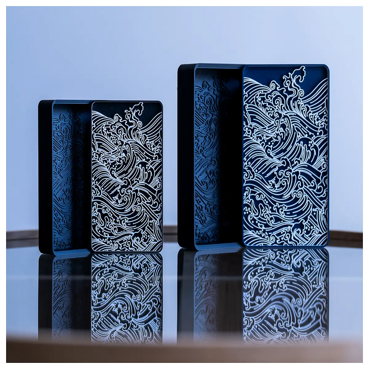 Personal Collection Box Series Ocean Wave Pattern Storage Box Multi Compartment Decorative Box Gift Box Creative Box Gift Storage