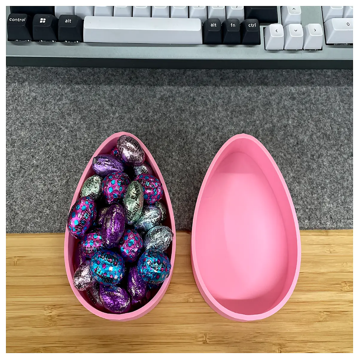 Easter Candy Display Easter Egg Decoration Festive Candy Bowl Holiday Gift Kids Candy