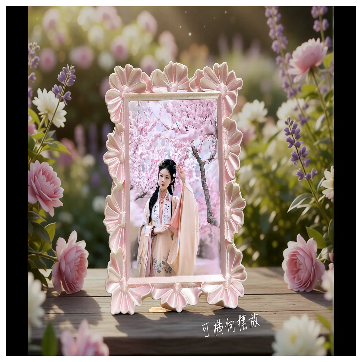 Floral 3D Flower Photo Frame Mom Gift Flower Decoration Daughter Gift