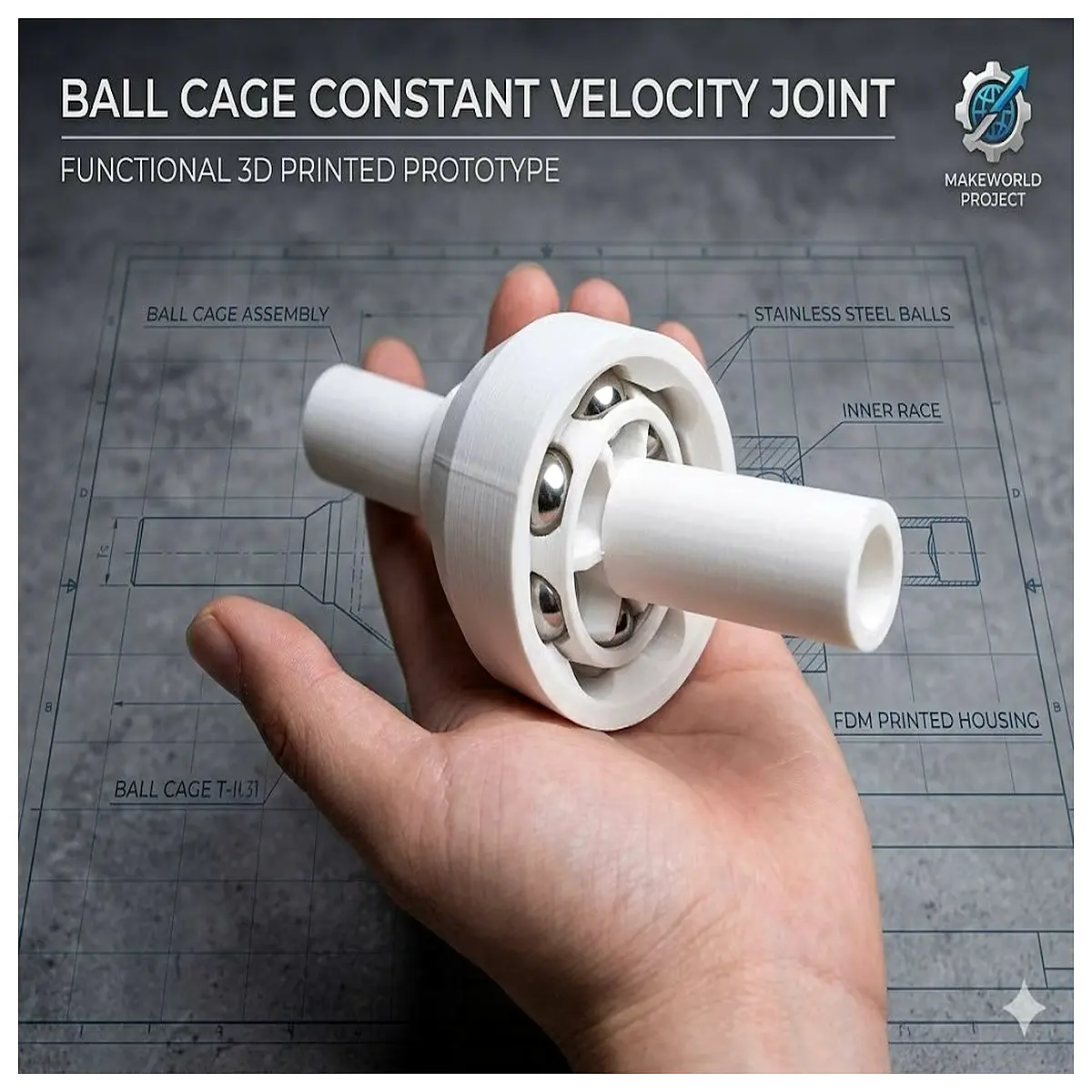 Ball Socket Connector Rotating Joint Motion Accessory Car Bike Parts Flexible Connection Hardware
