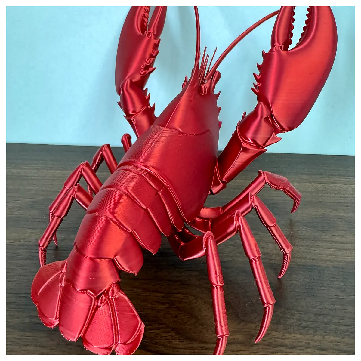 Lobster Figurine Realistic Lobster Decoration for Kitchen Living Room Tabletop Lobster Model Creative Gift