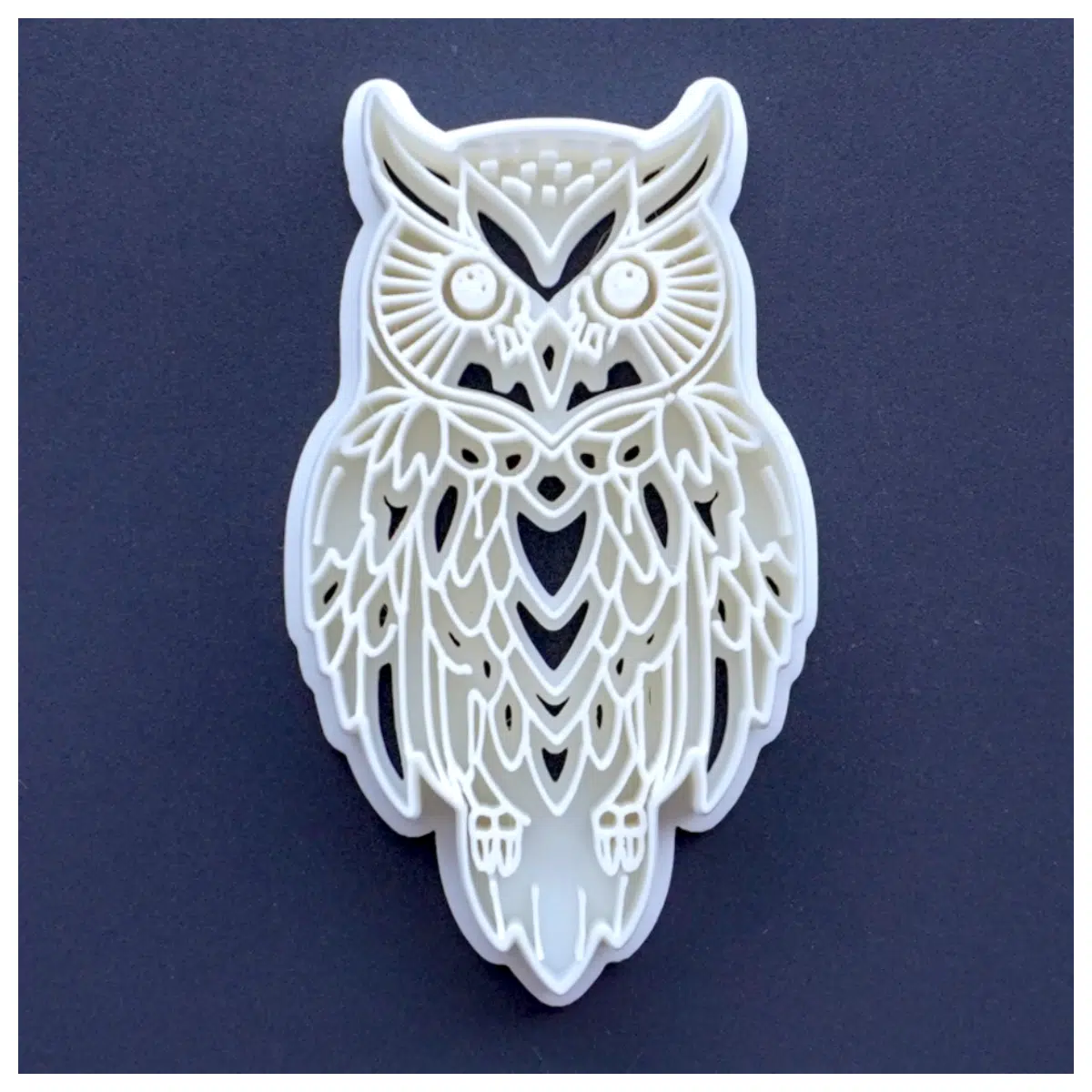 Owl Soft Clay Cutting Magnet Charms Keychain Animal Model Creative Craft Souvenir Decoration Magnet Accessories