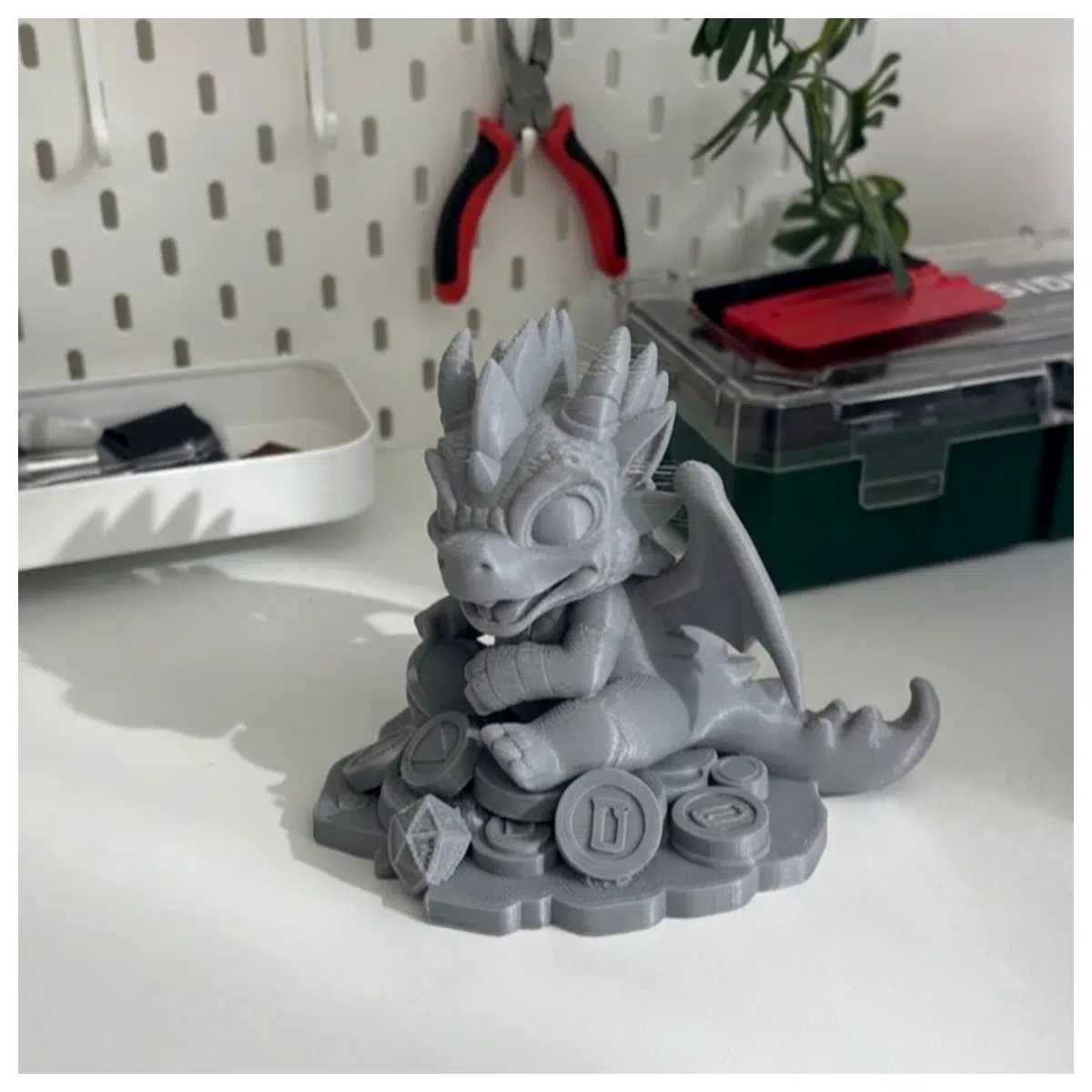 Yulong BaoKu Miniature Dragon Statue Model Toy Collection Dragon Baby Decoration Realistic Cute