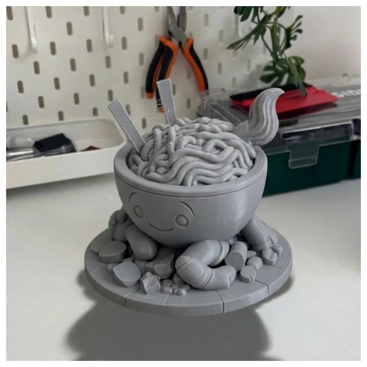 Ramen Octopus Bowl Cute Food Bowl sized Octopus Noodles Creative Food Dinner Snack Quick Easy