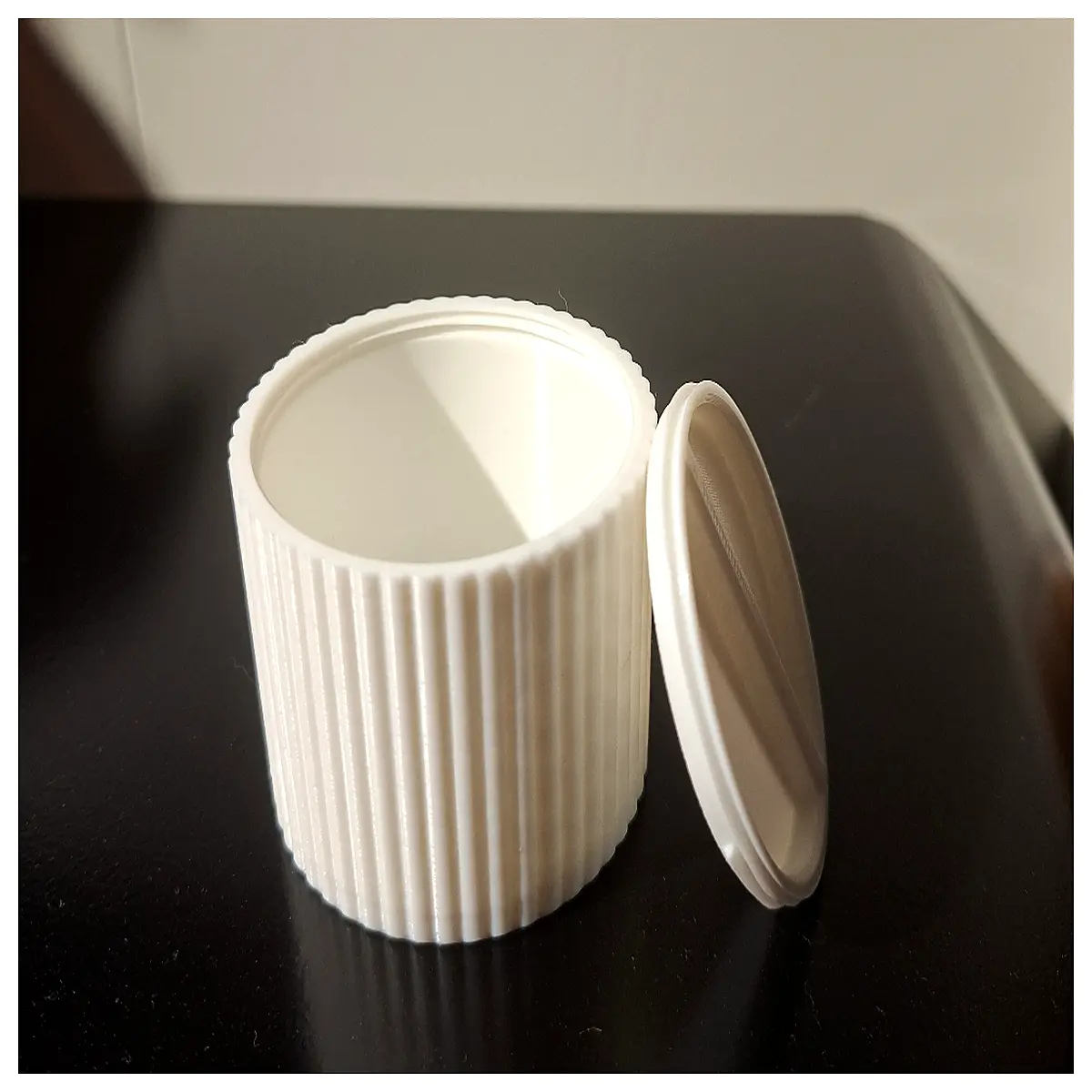 Designer Storage Box with Threaded Lid Storage Container Organizer Desk Storage Home Goods Multi Purpose Box