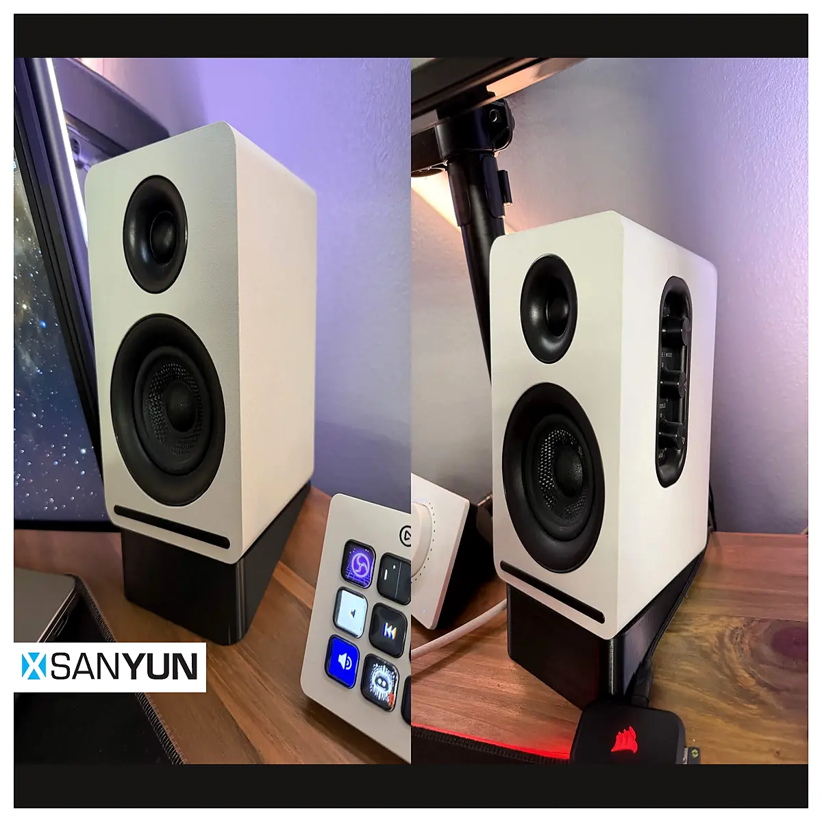 SW208 Speaker Stand Desktop Speaker Support Hi Fi Speaker Stand Computer Speaker Bracket Audio Speaker Holder Speaker Mounting