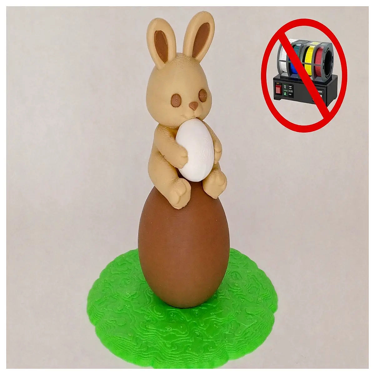 Easter Bunny Toy Decorates Eggs Festive Gift Creative Ornament Cute Rabbit Holiday Decoration