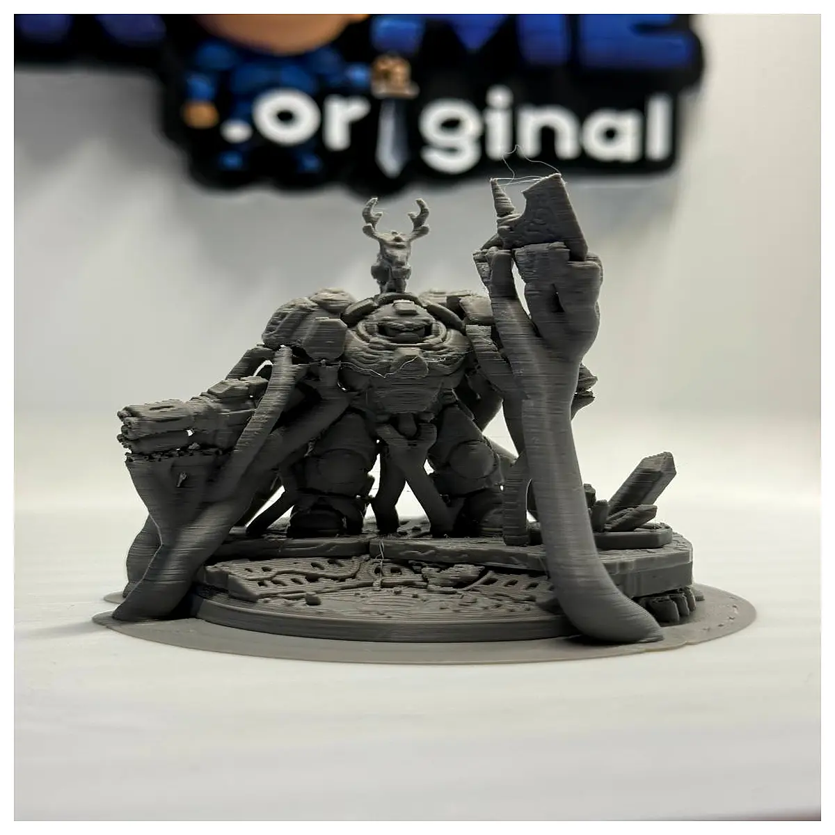 Hero s Hammer Space Dwarf Toy Model Assembly Miniature Figure Collection Desk Decoration Character Model Hobby Toy