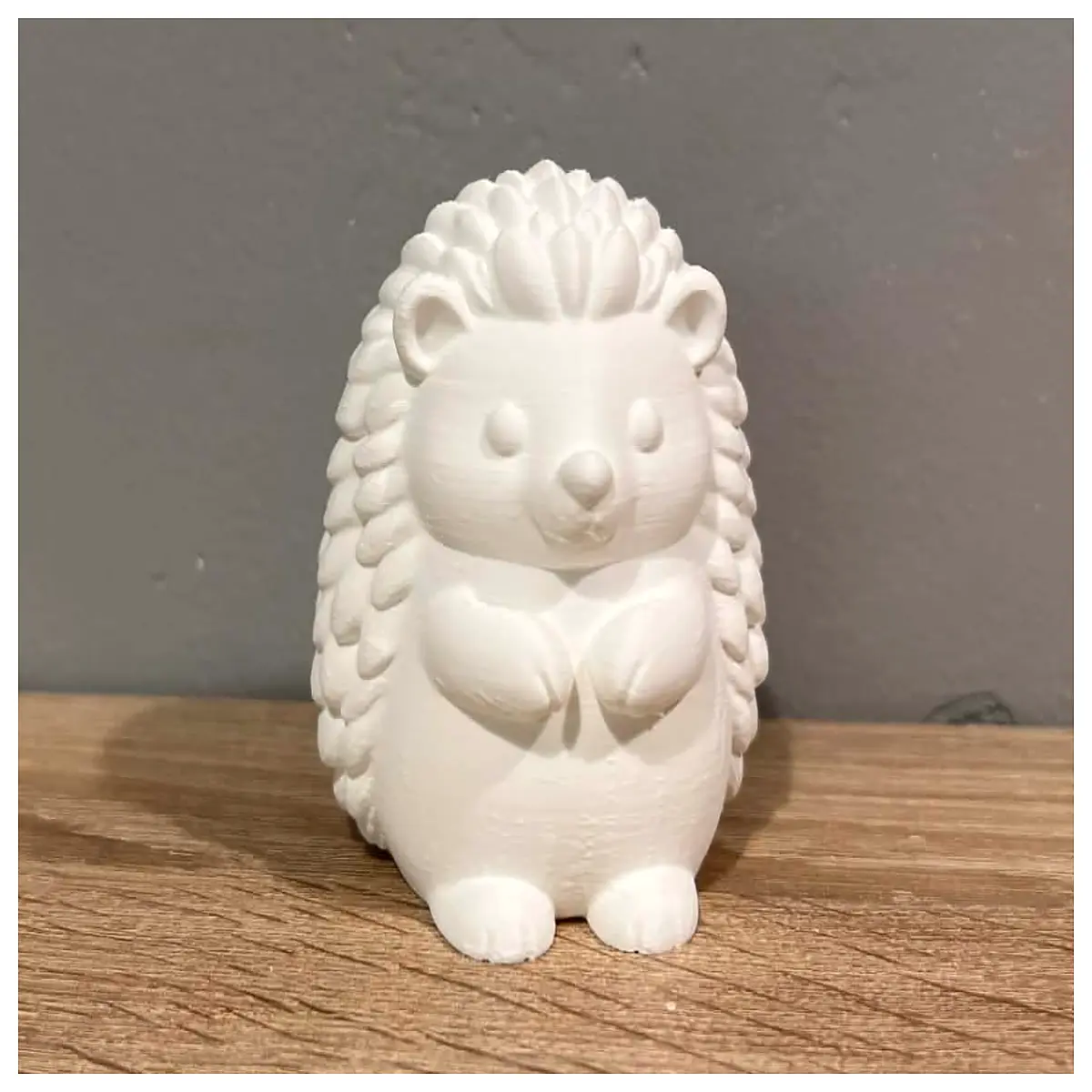 Cute Hedgehog Decor Simple Small Animal Figurine Embroidered Little Hedgehog Gift Home Decor Cute