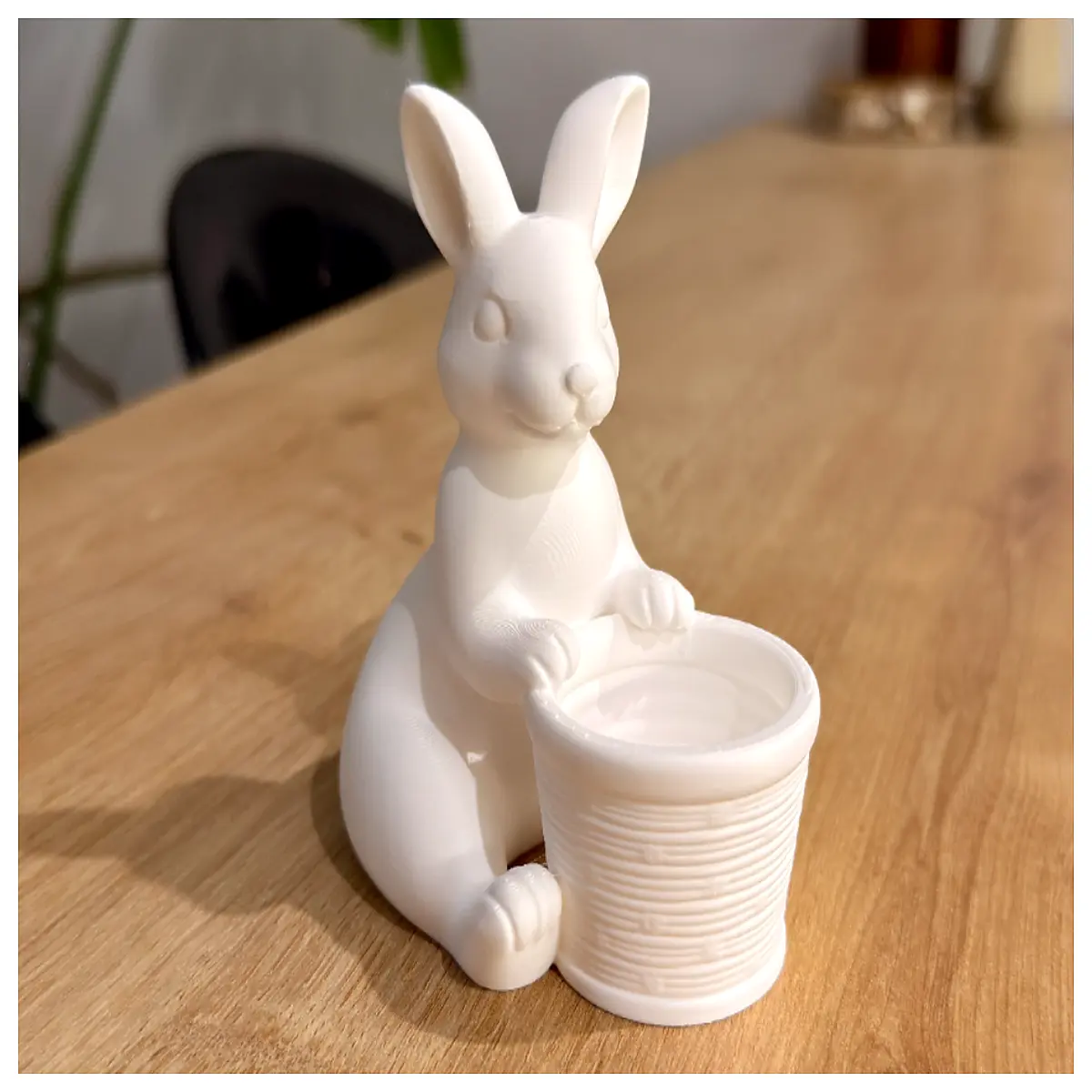 Easter Bunny Planter Basket Decoration Creative Festival Gift Decor Bunny Basket Easter Basket