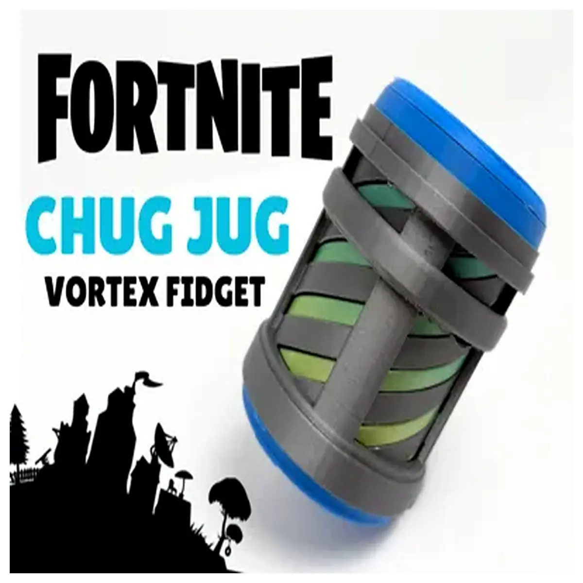 Chug Jug Tornado Stress Relief Toy Fun Squishy Spinner Anxiety Relief ful