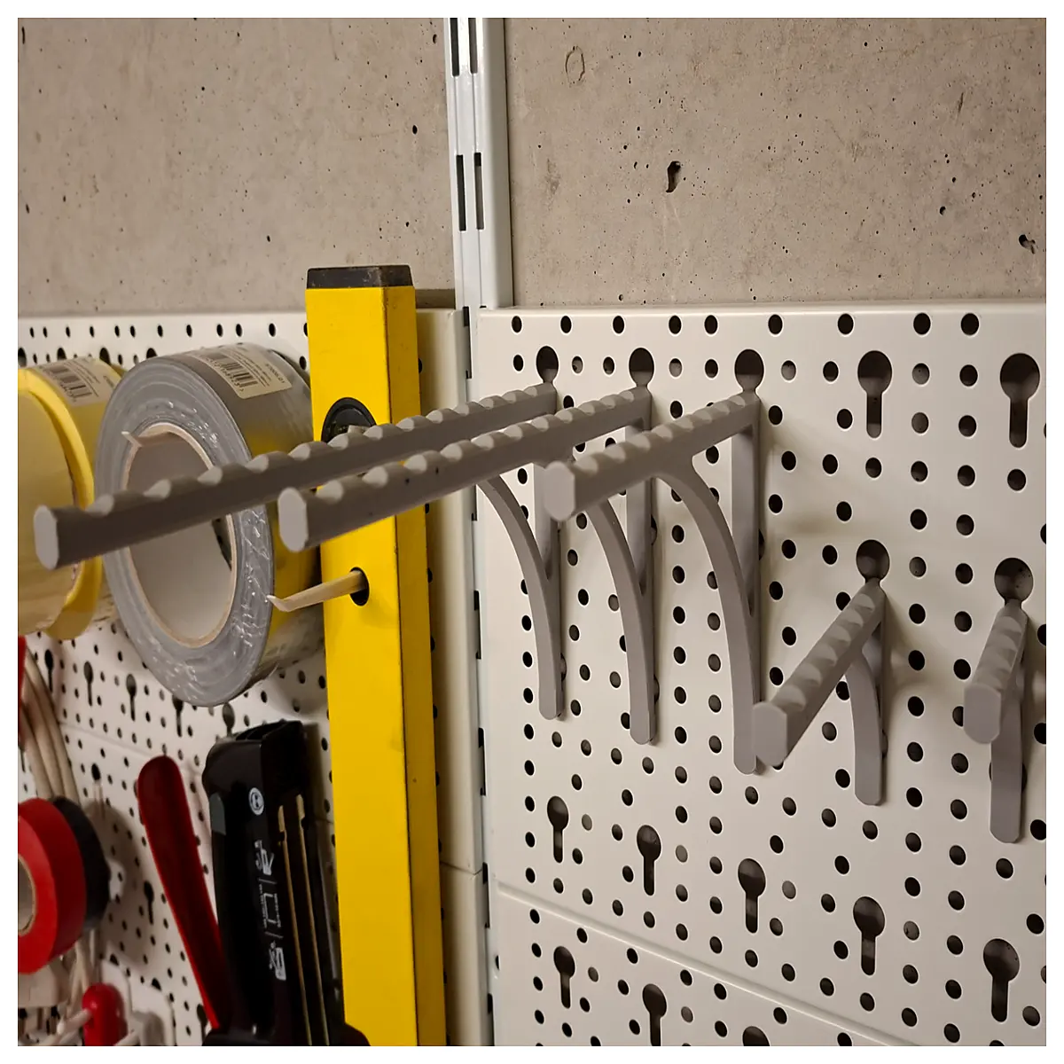 Kpper Perforated Board Hooks Wall Mounting Hardware Panel Accessories Wall Decor Hangers Hanging Decorations Perforation Board Parts