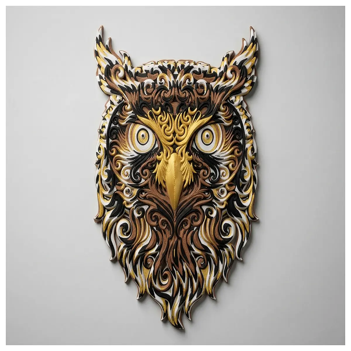 Owl Wall Art Decor Hanging Canvas Painting Bird Wall Decor Indoor Wall Stickers Modern Art Print