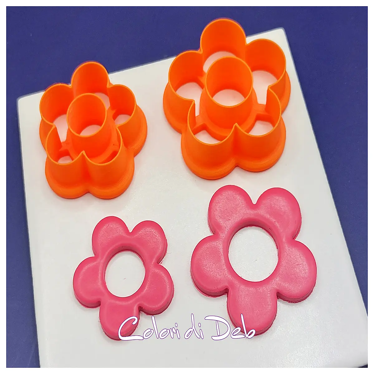 Donut Flower Polymer Clay Cake Decorating DIY Crafts Cookie Molds Holiday Gifts Polymer Clay Tools