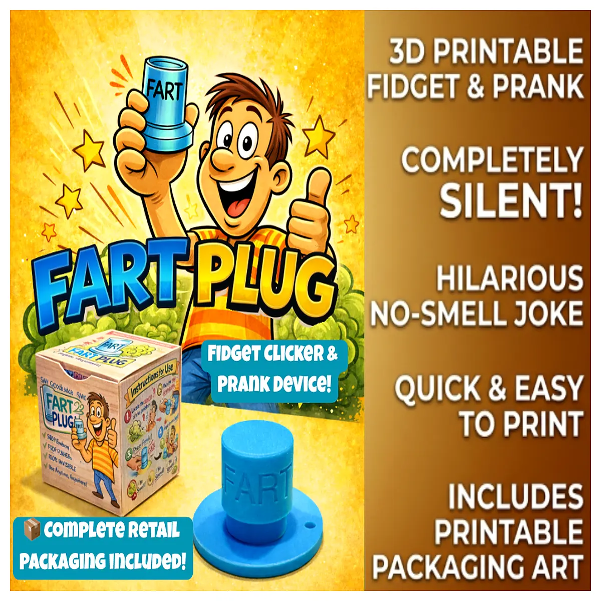 fart cushion prank gift funny noise maker stress relief clicker gag toy for adults kids office desk humor surprise