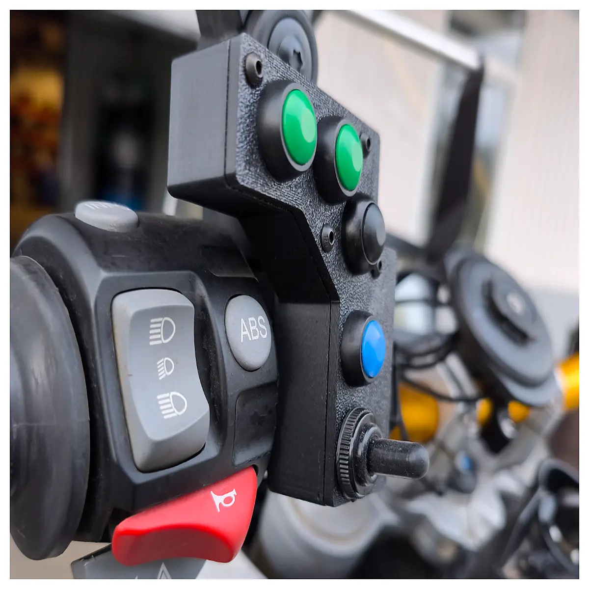 Motorcycle Navigation Button Controller Off Road Adventure GPS Bike Control System Motorcycle Accessories