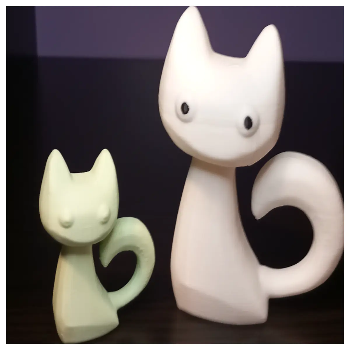 Stylized Minimalist Black Cat Desktop Decoration Cat Figurine Cute Desk Accessory Minimalist Black Cat Display Pet Decoration Cat Gift Desktop Compani