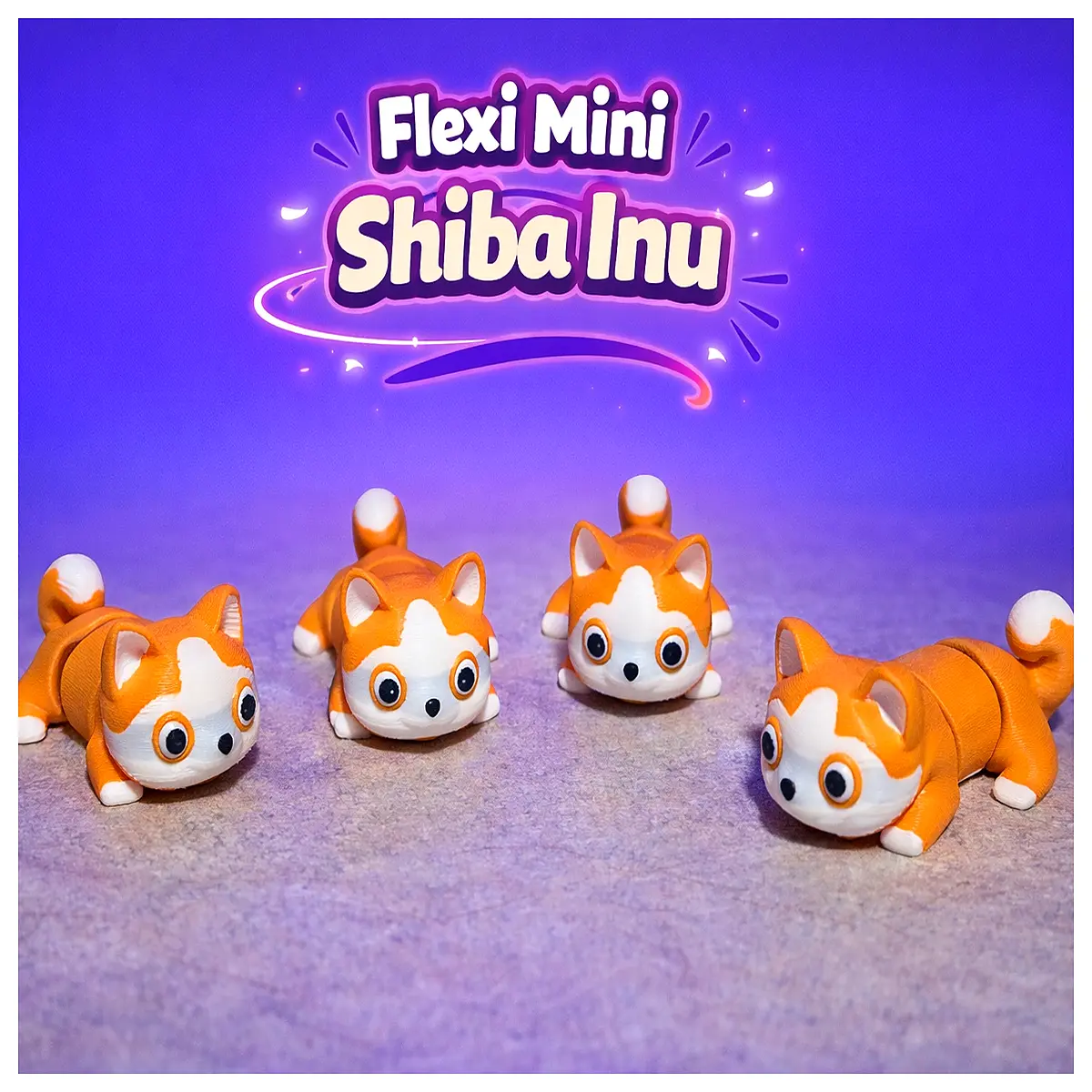 Moving Mini Shiba Inu Model Toy Small Dog Plush Pet Collectible Kids Gift Realistic Cute Treat Reward