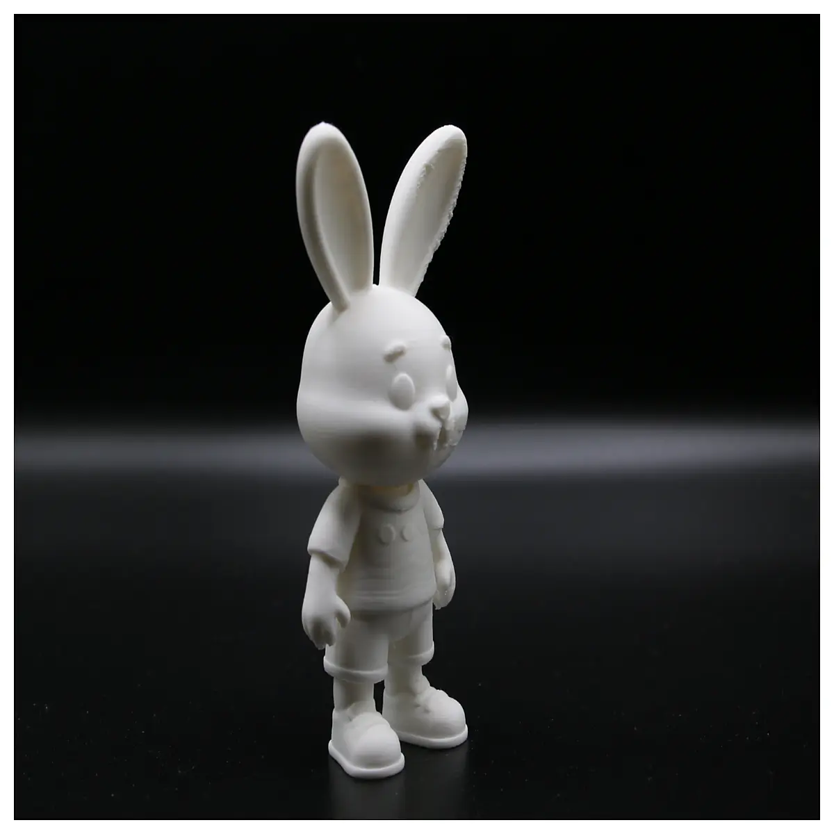 Easter Bunny Figurine Cute Cartoon Decoration Toy Easter Gift Festive Decor Bunny Display Easter Supplies