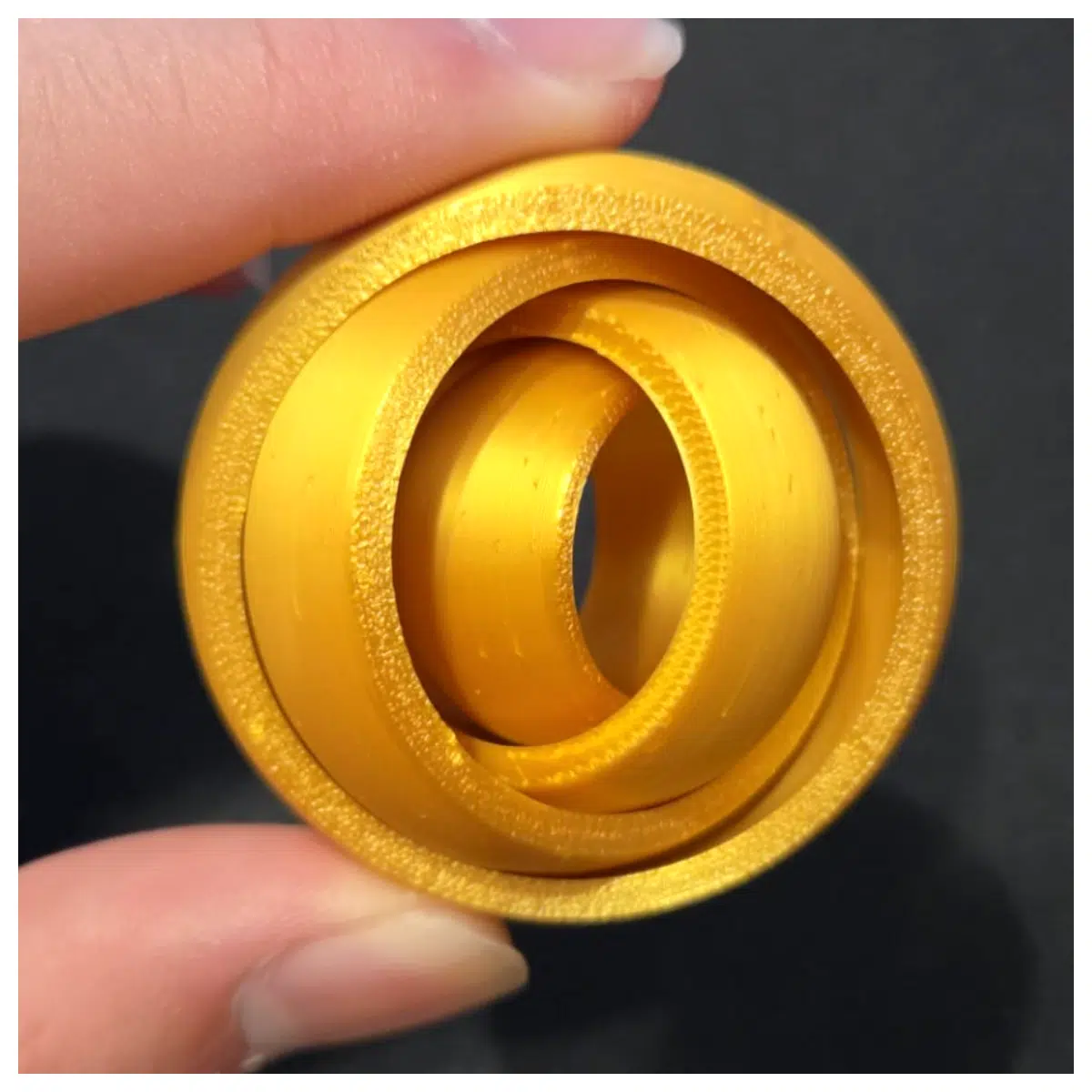 Gyro Rings Stress Relief Commercial Sales Rotating Gyro Anxiety Relief Toy Balance Game Spin Toy