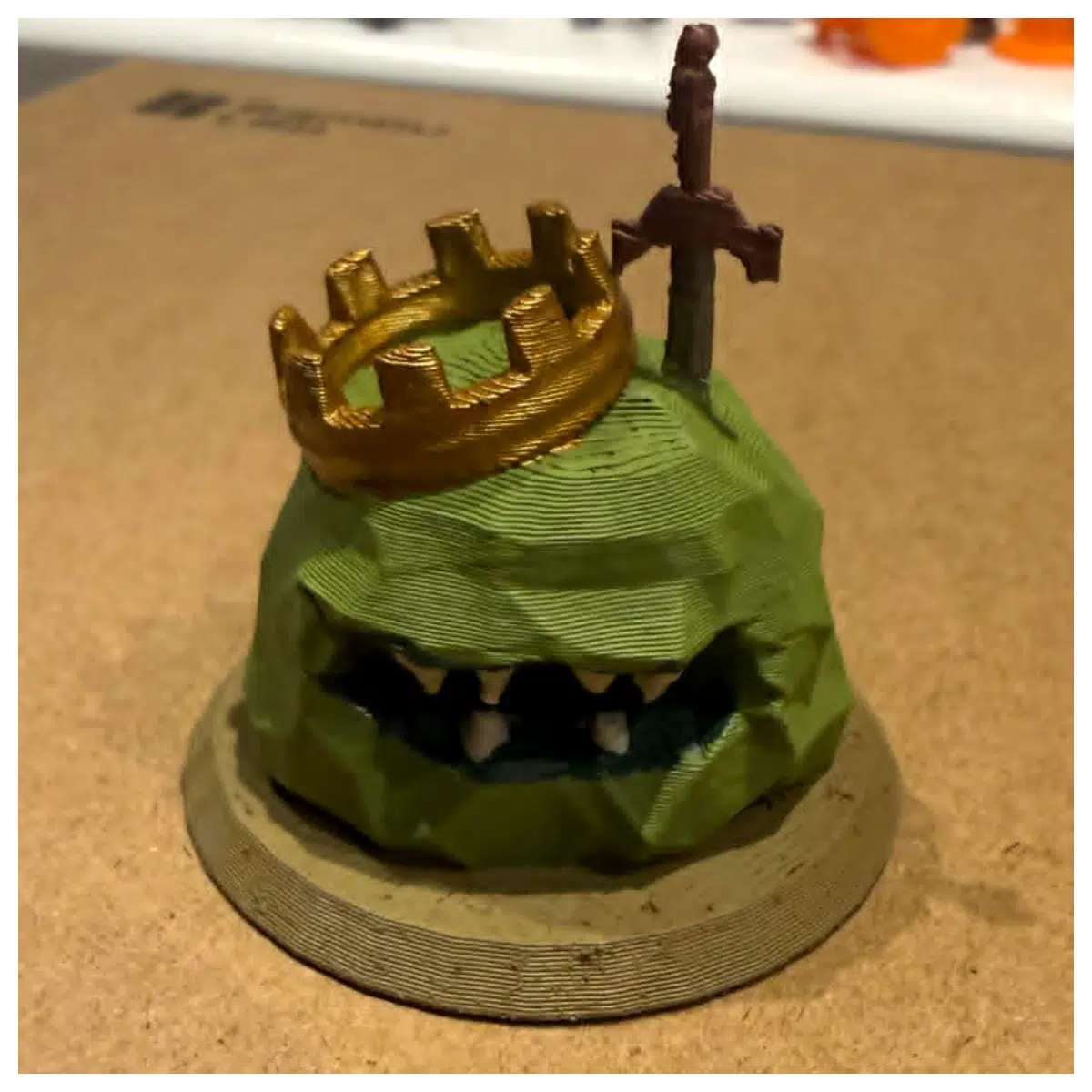 dnd slime king manual 5e stat block miniature figure boss encounter