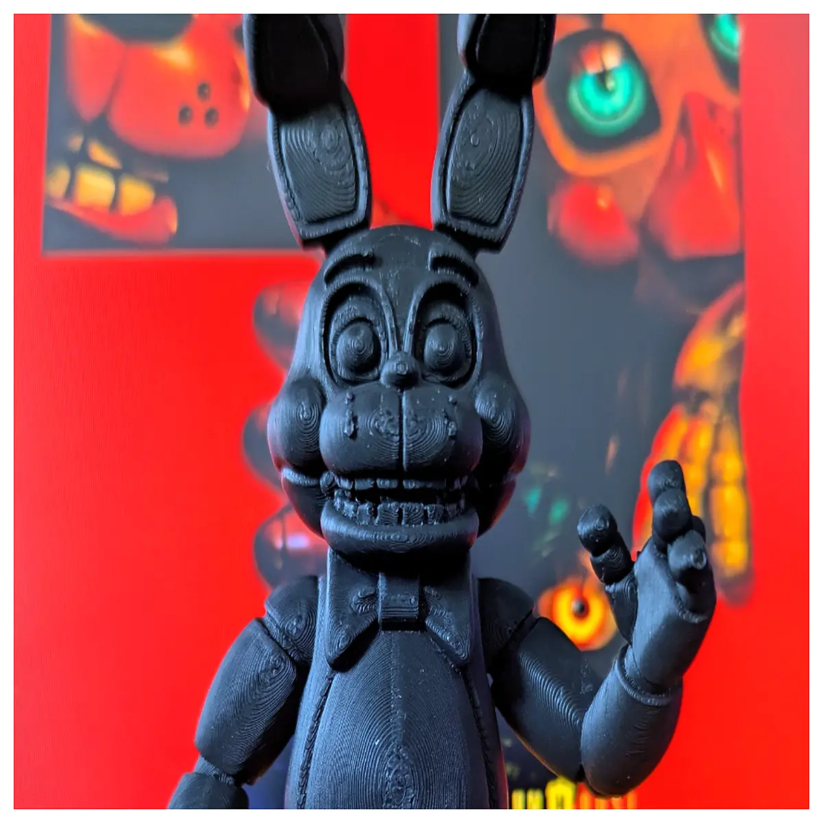 Freddy Fazbear s Pizza Bonnie Animatronic Toy Plush Horror Character Collectible Fright Five Night s Fear Figure Accessory