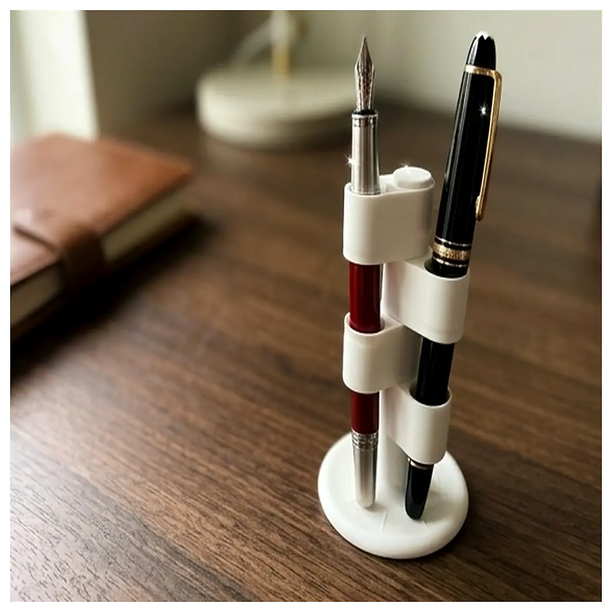Desk Holder Rotating Pen Stand Desktop Support Organizer Simple Style for Computer Desk Accessories