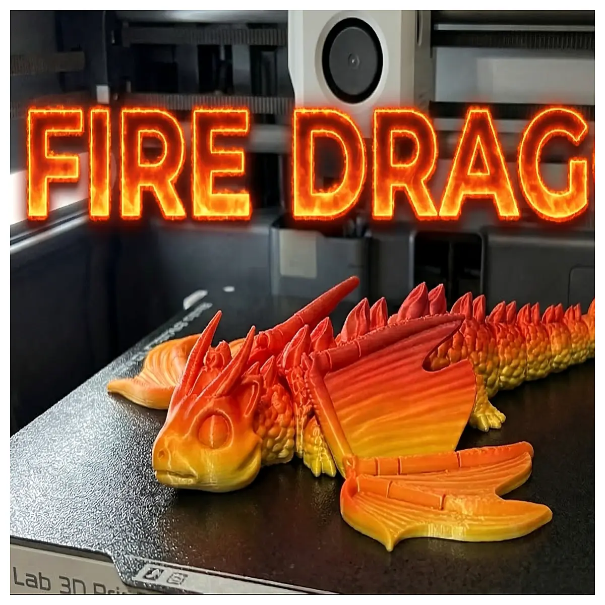 Mini Flame Dragon Toy 53 Minutes Active Wings Movable Realistic Dinosaur Model Kids Gift