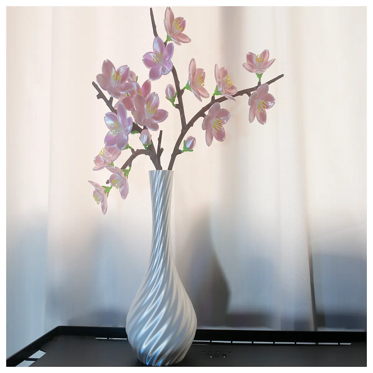 Spring Blossom Artificial Cherry Blossom Arrangement DIY Assemble Cherry Decor Home Viewing Spring Romance Floral Accessories