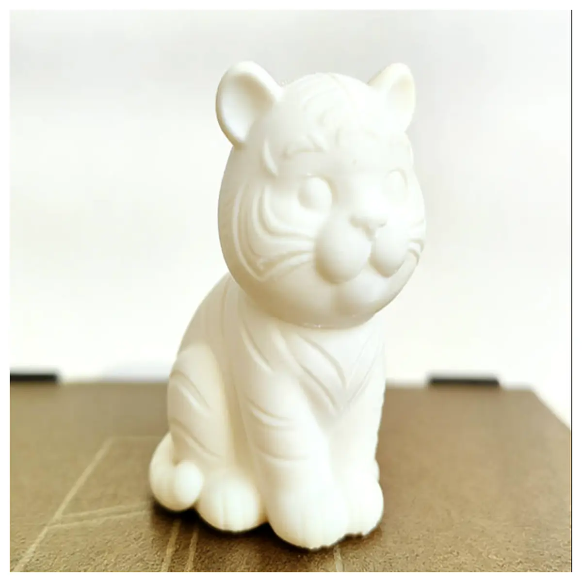 Fat Tiger Figurine Tiger Head Decoration Anime Toy Collectible Figurine Desktop Ornament Lucky Tiger Figurine Gift Choice Anime Accessory