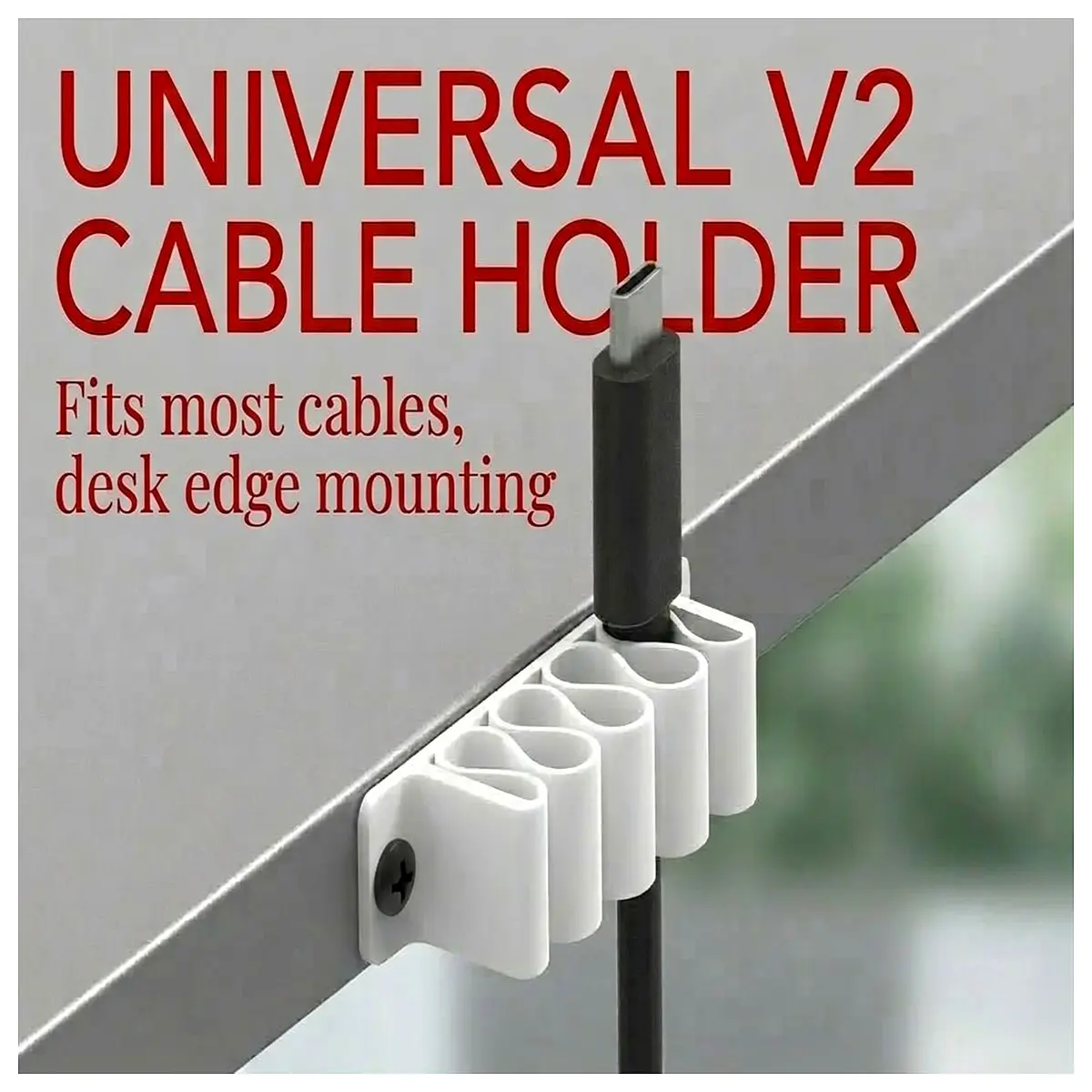 Universal Cable Clamp Dropped Cords Cable Management Cable Organizer Cables Easy Installation Improve Efficiency Cable Fixing Access