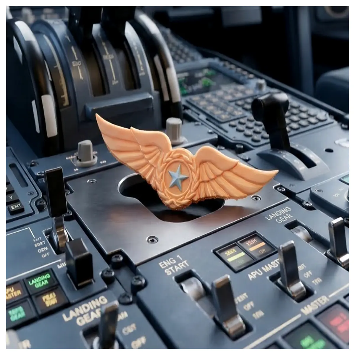 Badge Aviation Enthusiast Commemorative Award Flight Suit Decoration Collection Badge