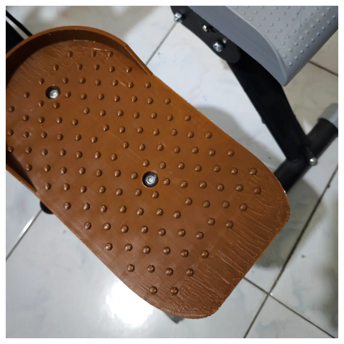 stair climber foot pedal replacement screw holes spacing 12cm