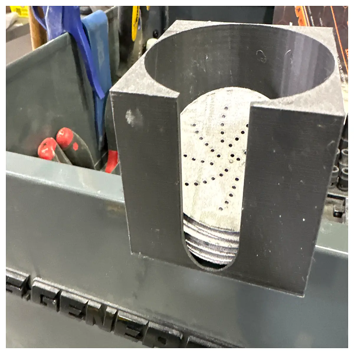3 Inch Sandpaper Holder Clamp Grinding Tool Mounting Accessory Sandpaper Support 3 Inch Sandpaper Clamp Grinding Machine Parts