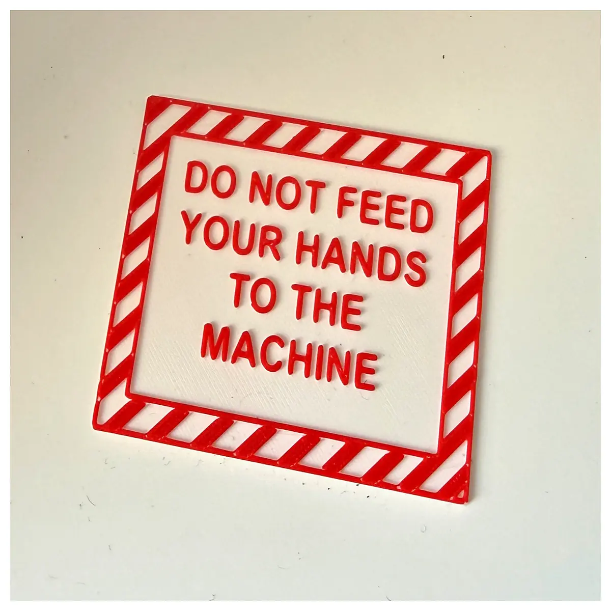 Safety Machine Operation Guide Do Not Insert Hand Parts Accessories Kits Equipment Maintenance Repair Tools