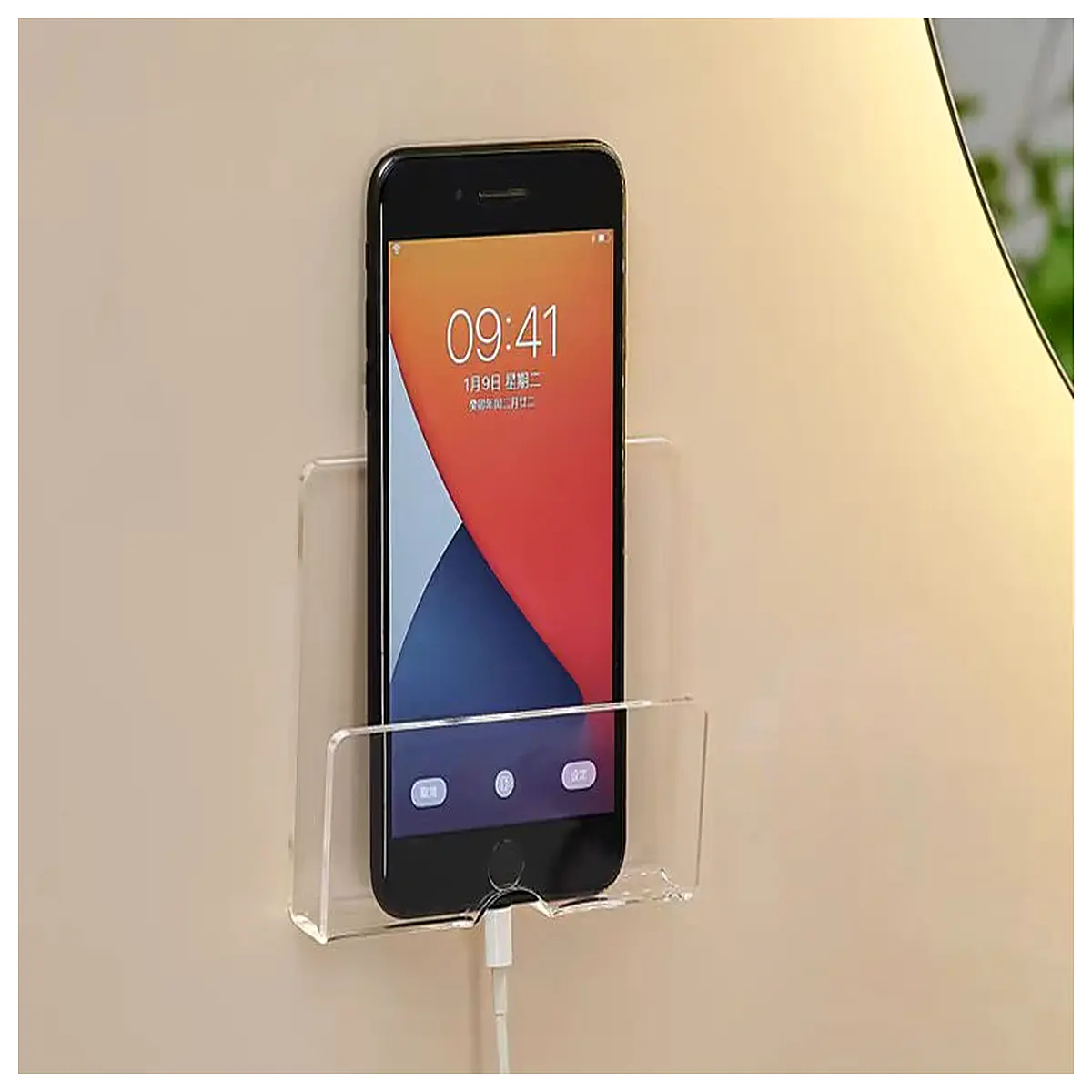Phone Holder Stand Mobile Phone Desk Mount Phone Charging Bracket Wall Mounted Phone Holder Phone Accessory Stand Phone Support